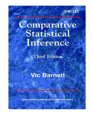 cover image of Comparative Statistical Inference